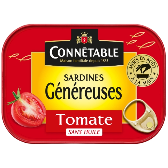 Sardines à la Tomate Sans Huile CONNETABLE