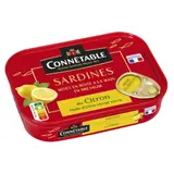 Sardines à l'Huile d'Olive Vierge Extra et Citron CONNETABLE