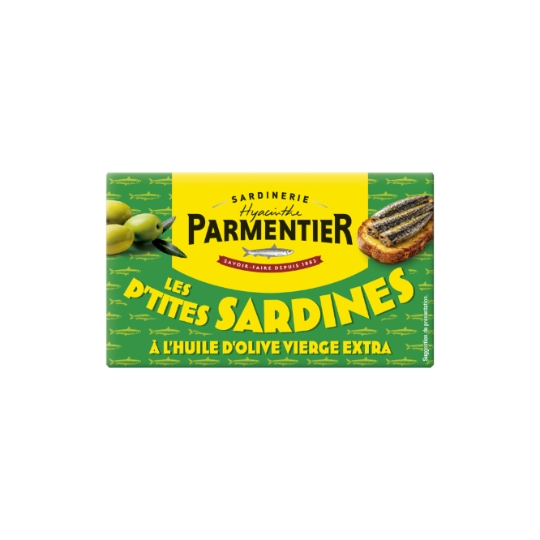 Sardines A l'Huile Olive Vierge Extra PARMENTIER