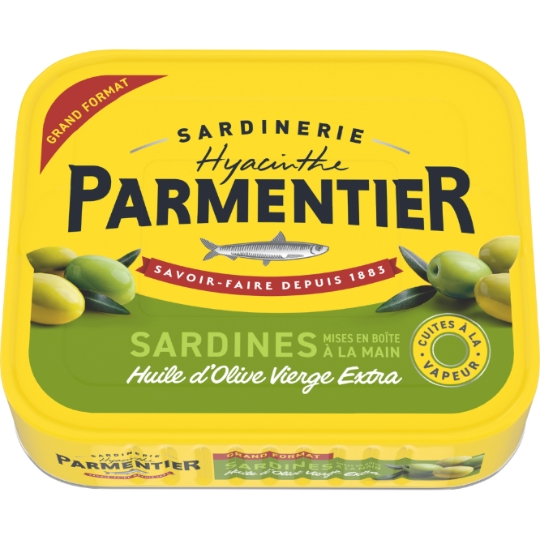 Sardines à l'Huile d'Olive Vierge Extra PARMENTIER