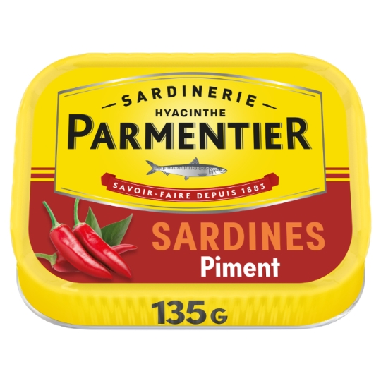 Sardines à l'Huile d'Olive et Piment PARMENTIER