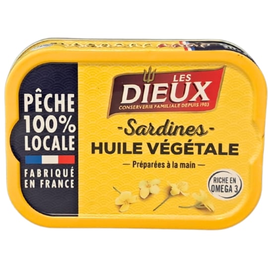 Sardines à l'Huile Végétale LES DIEUX