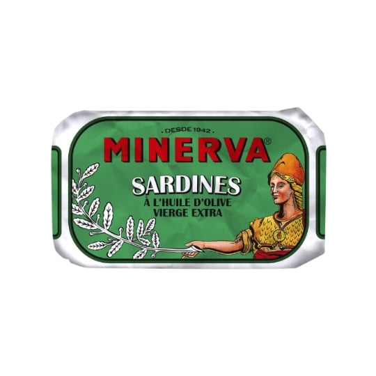 Sardines à l'Huile d'Olive Vierge Extra MINERVA