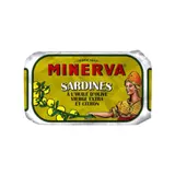 Sardines à l'Huile d'Olive Vierge Extra et Citron MINERVA