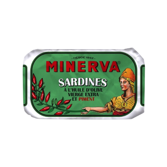 Sardines à L'huile D'olive Vierge Extra MINERVA