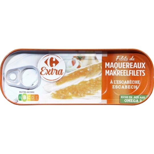 Filets de Maquereaux à l'Escabèche CARREFOUR EXTRA
