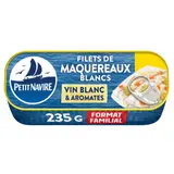 Filets de Maquereaux Vin Blanc Aromates PETIT NAVIRE