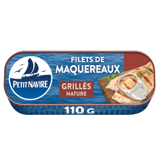 Filets de Maquereaux Grillés Nature PETIT NAVIRE
