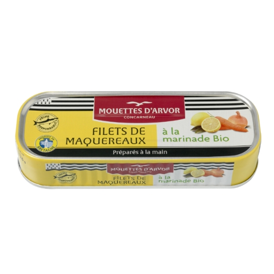 Filets de maquereaux à la marinade bio MOUETTES D'ARVOR