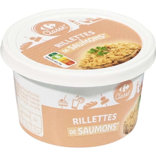 Rillettes de Saumon CARREFOUR CLASSIC'
