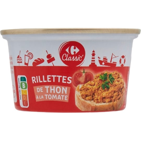 Rillettes de Thon à la Tomate CARREFOUR CLASSIC'