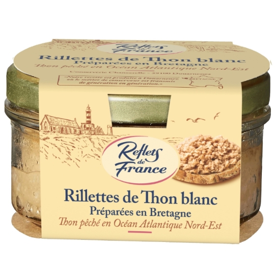 Rillettes de thon blanc préparées en Bretagne REFLETS DE FRANCE
