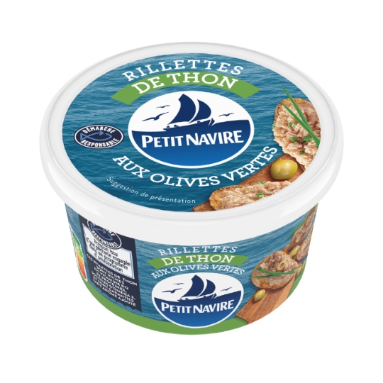 Rillettes de Thon aux Olives Vertes PETIT NAVIRE