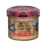 Tartinable salé Rillettes au saumon fumé et aux baies roses ALBERT MENES