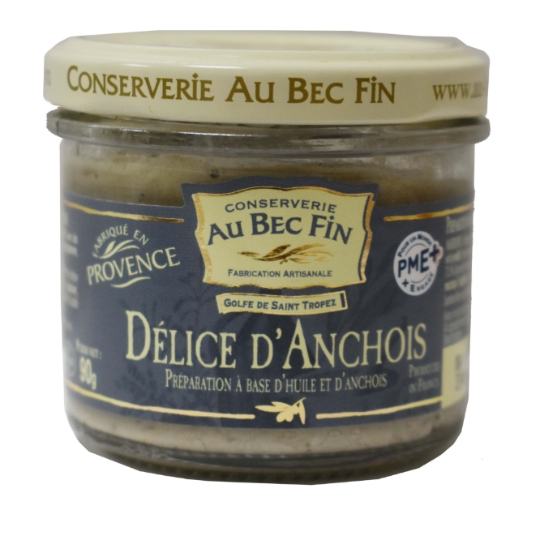 Anchois Préparation à base d'huile CONSERVERIE AU BEC FIN