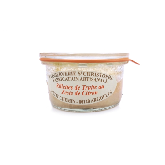 Rilettes de Truite au Zeste de Citron CONSERVERIE ST CHRISTOPHE