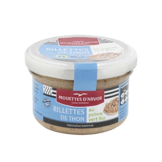 Rillettes de Thon au Poivre Vert Bio MOUETTES D'ARVOR