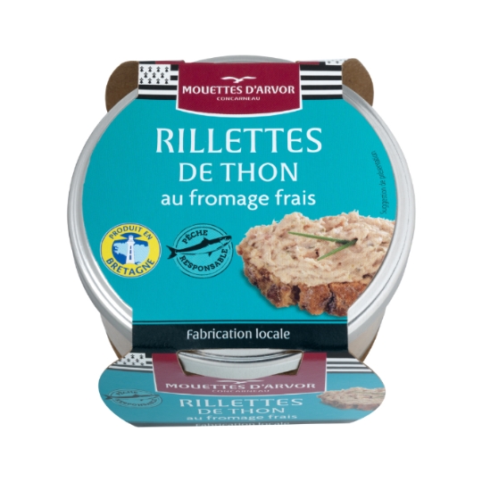 Rillettes de Thon au Fromage Frais MOUETTES D'ARVOR