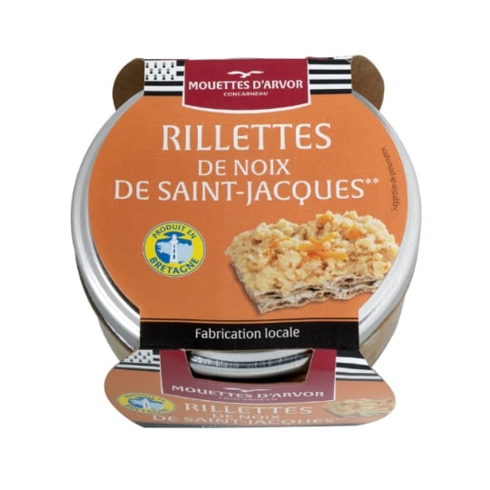 Rillettes de Noix de St-Jacques MOUETTES D'ARVOR