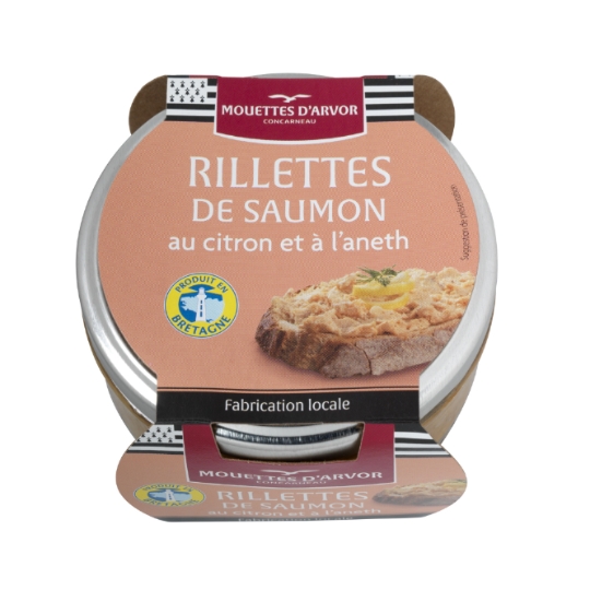 Rillettes de Saumon Citron et Aneth MOUETTES D'ARVOR