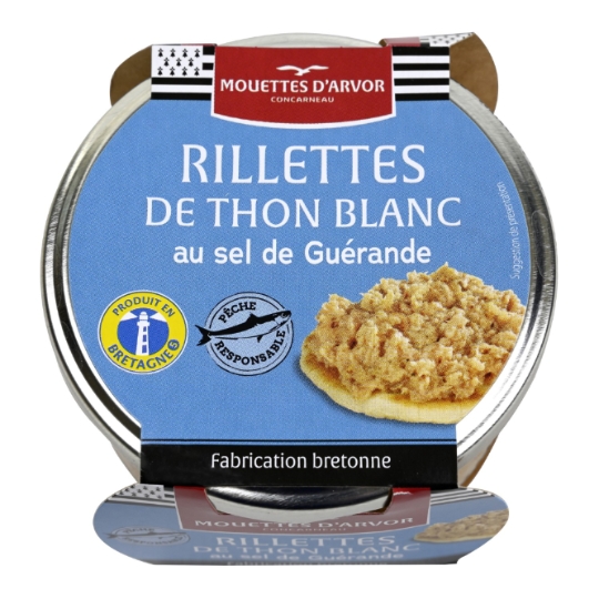 Rillettes de Thon au Sel de Guérande MOUETTES D'ARVOR