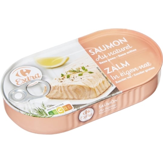 Saumon au Naturel Sans Peau CARREFOUR EXTRA