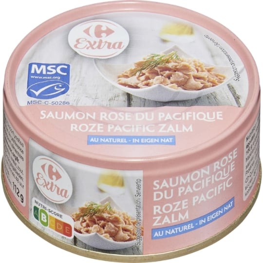 Saumon Rose au Naturel MSC CARREFOUR EXTRA