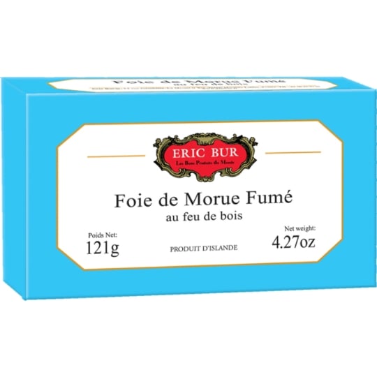 Traiteur de la mer Foie de Morue Fumé Au feu de bois ERIC BUR