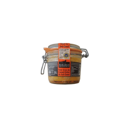 Foie gras de canard entier du Sud-Ouest IGP BIRABEN
