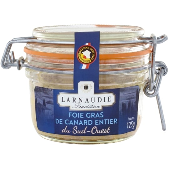 Foie Gras de Canard Entier IGP Sud Ouest JEAN LARNAUDIE