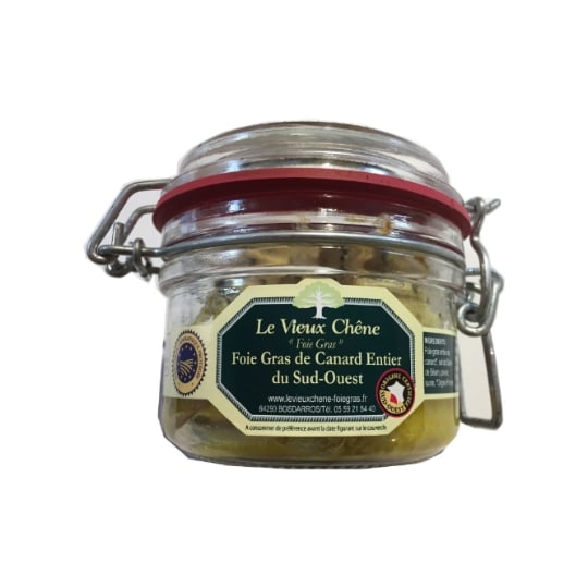 Foie gras de canard entier du sud ouest  LE VIEUX CHENE