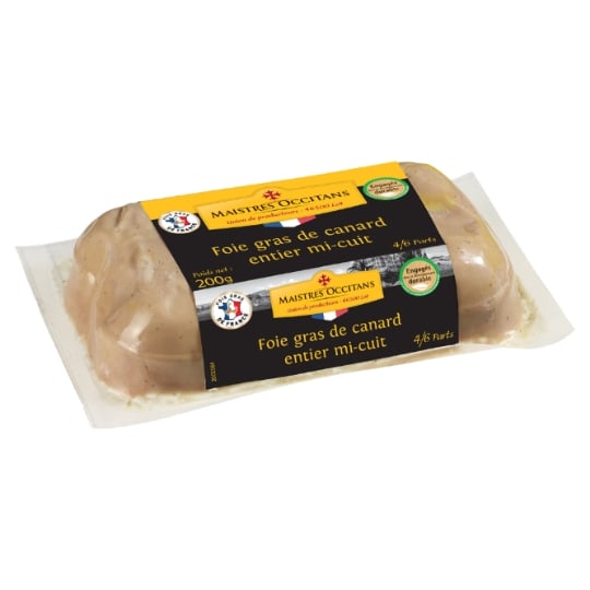 Foie Gras de Canard Entier Mi-cuit MAISTRES OCCITANS