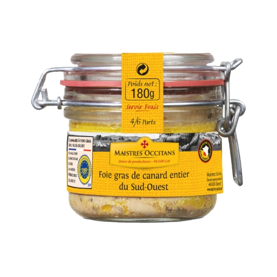 Foie Gras De Canard Entier du Sud-ouest MAISTRES OCCITANS