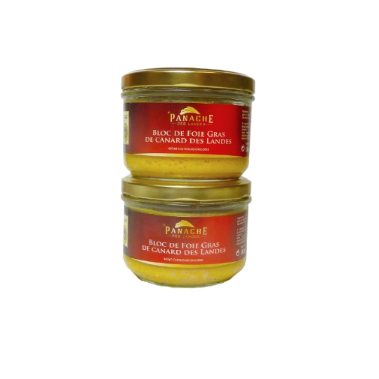 Bloc de foie gras de canard IGP PANACHE DES LANDES