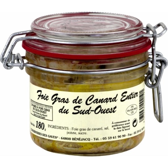 Foie gras de canard entier du Sud-Ouest IGP