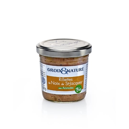 Rillettes aux Noix de St-Jacques aux Aromates Bio GROIX & NATURE