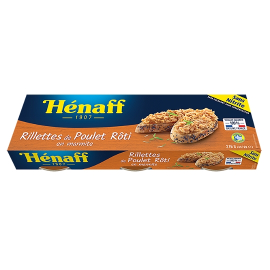 Rillettes de poulet rôti HENAFF