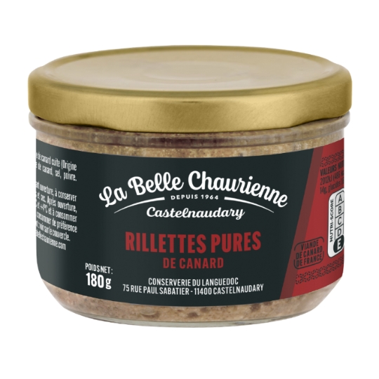 Rilettes Pures de Canard LA BELLE CHAURIENNE