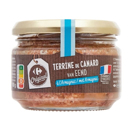Terrine canard Armagnac CARREFOUR ORIGINAL