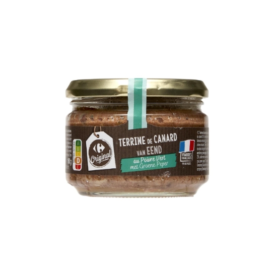 Terrine de Canard au Poivre Vert CARREFOUR ORIGINAL