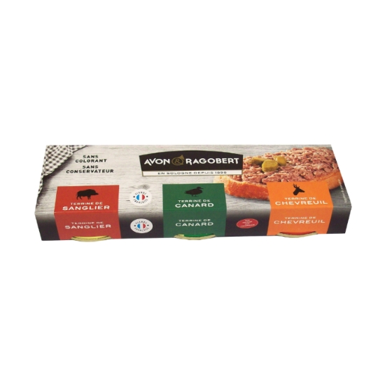 Terrine  de Sanglier, Canard et Chevreuil AVON & RAGOBERT