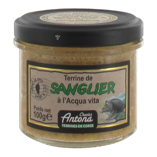 Terrine sanglier eau de vie CHARLES ANTONA