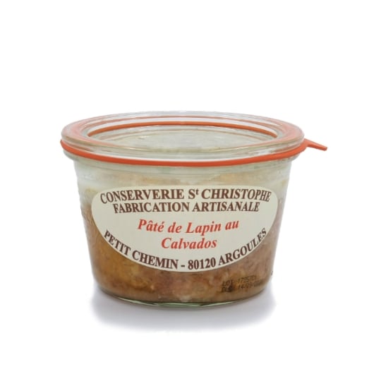 Pâté de lapin au Calvados CONSERVERIE ST CHRISTOPHE