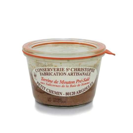 Terine de Mouton Pré Salé aux Salicornes de la Baie de Somme CONSERVERIE ST CHRISTOPHE