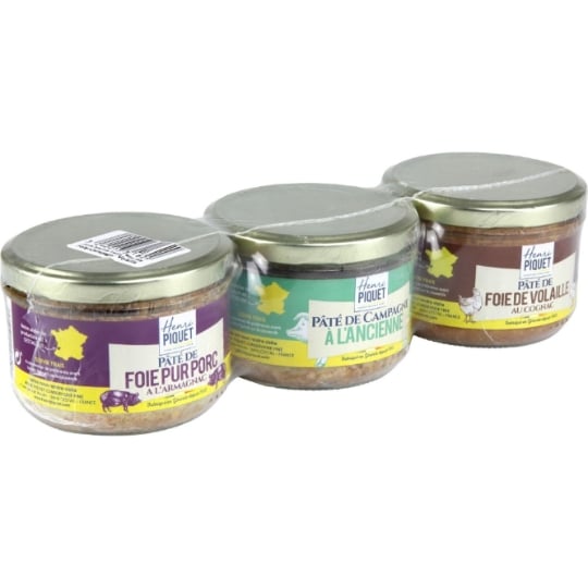 Pâté foie/volailles/campagne H. PIQUET