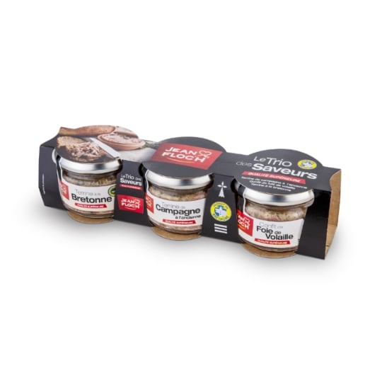 Terrine à la bretonne, confit de foie de volaille, campagne à l'ancienne JEAN FLOC'H