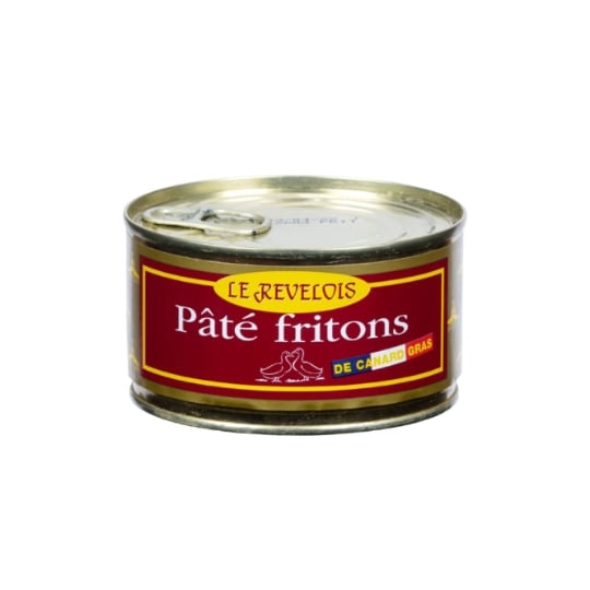 Pâté fritons de canard gras LE REVELOIS