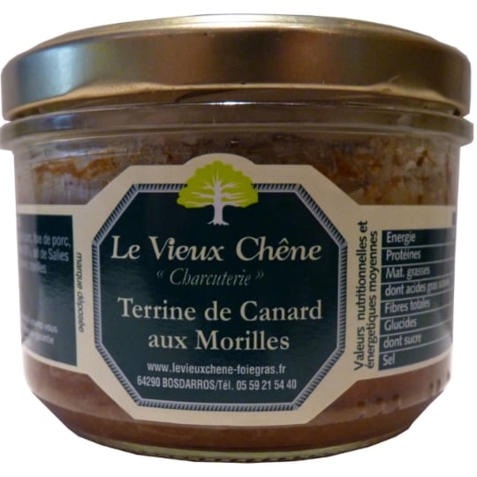 Terrine de canard aux morilles LE VIEUX CHENE