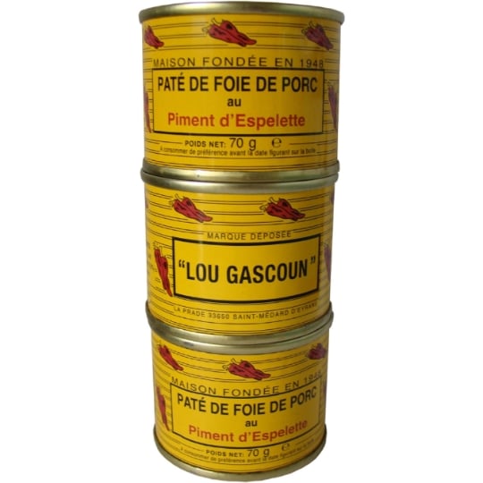 Pâté foie piment Espelette LOU GASCOUN