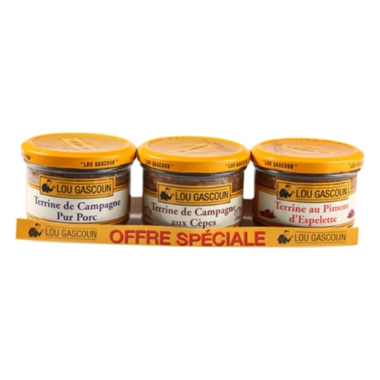 Terrine assortiment LOU GASCOUN